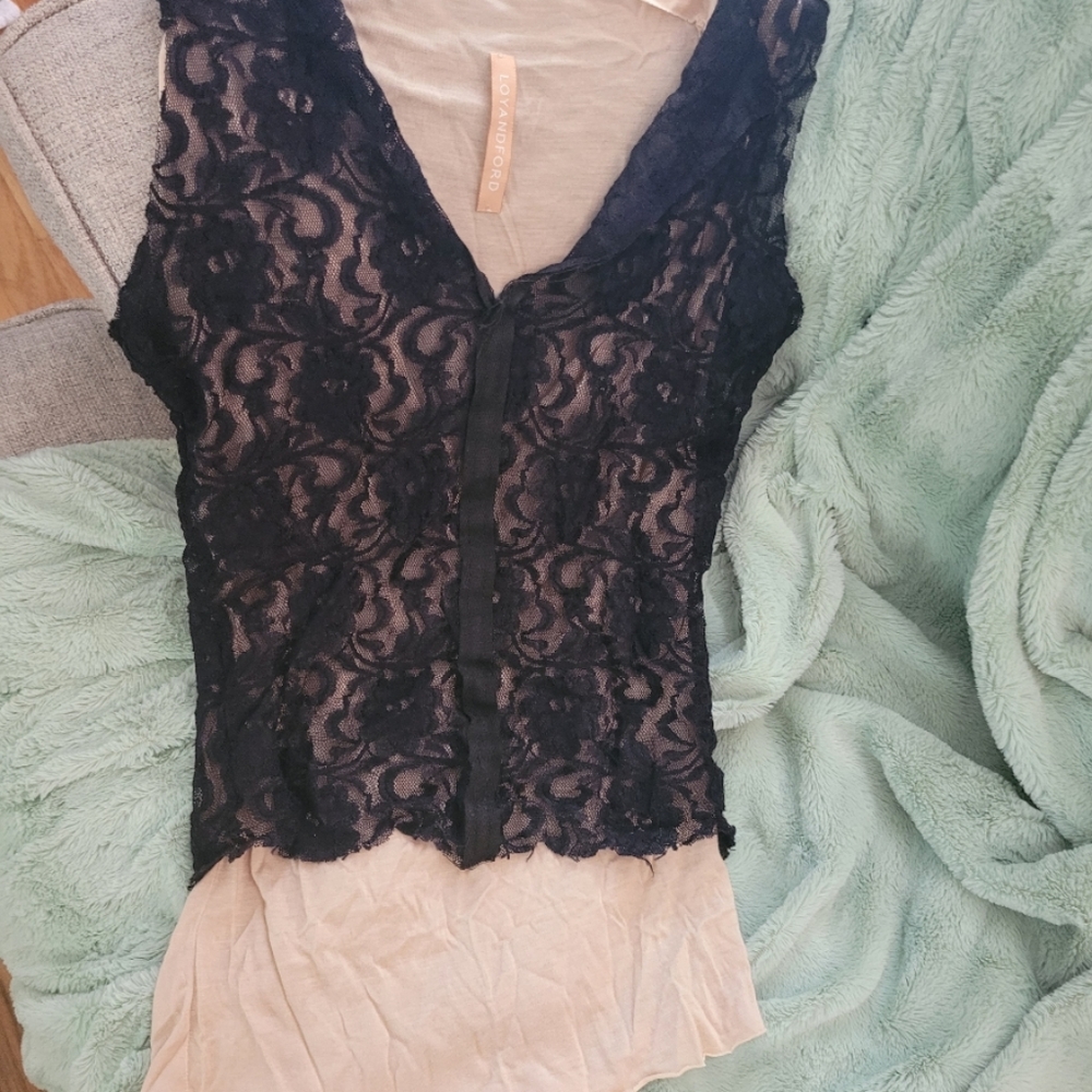 Loya and Ford women lace top